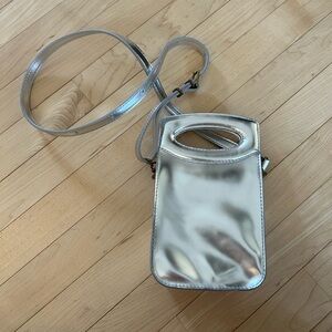 Madewell Silver Crossbody Bag